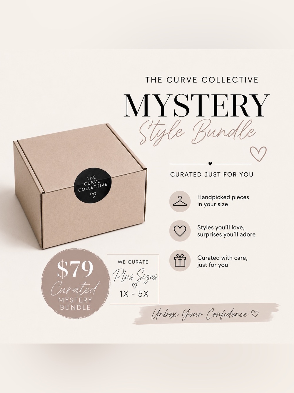 The Curve Collective Mystery Style Bundle $79 | Sizes 1X-5X